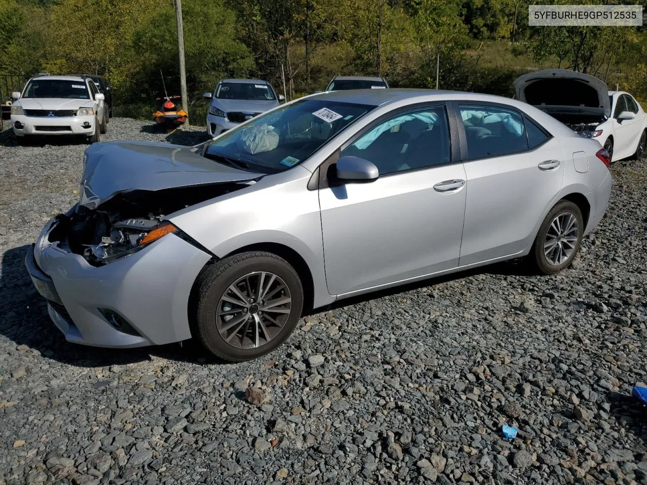 2016 Toyota Corolla L VIN: 5YFBURHE9GP512535 Lot: 70708464