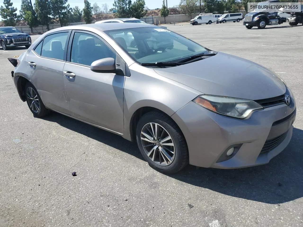 5YFBURHE7GP433655 2016 Toyota Corolla L