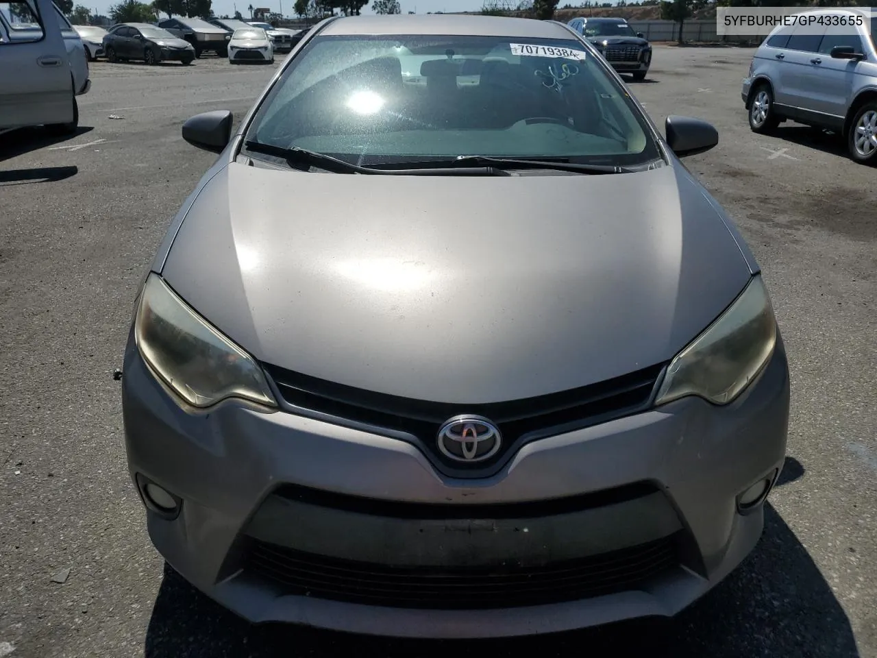 2016 Toyota Corolla L VIN: 5YFBURHE7GP433655 Lot: 70719384