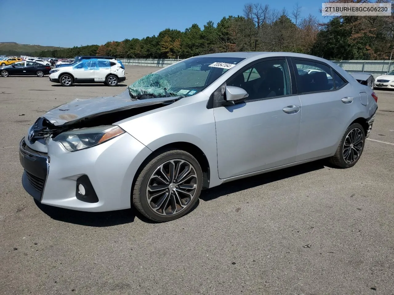 2016 Toyota Corolla L VIN: 2T1BURHE8GC606230 Lot: 70854164