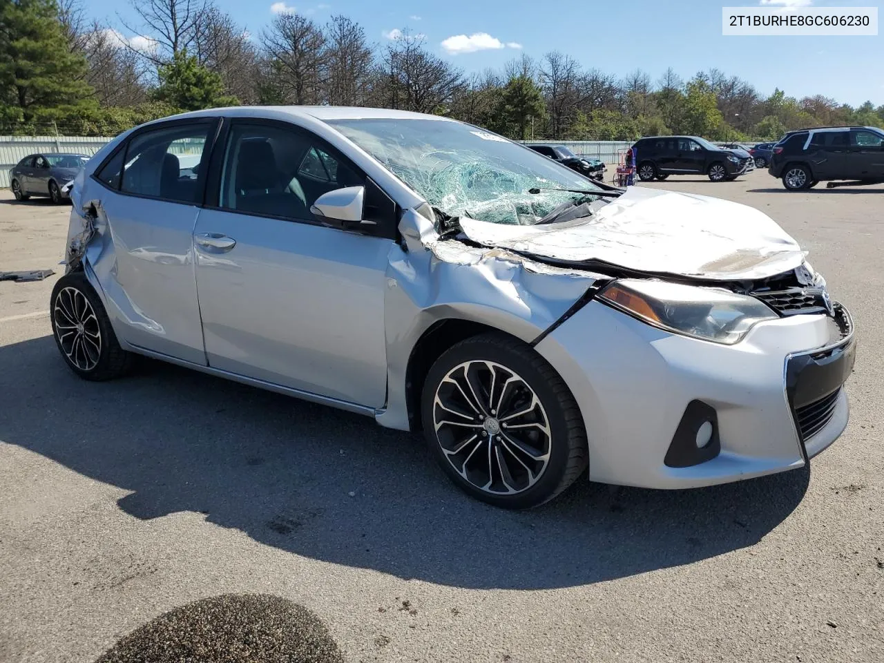 2016 Toyota Corolla L VIN: 2T1BURHE8GC606230 Lot: 70854164