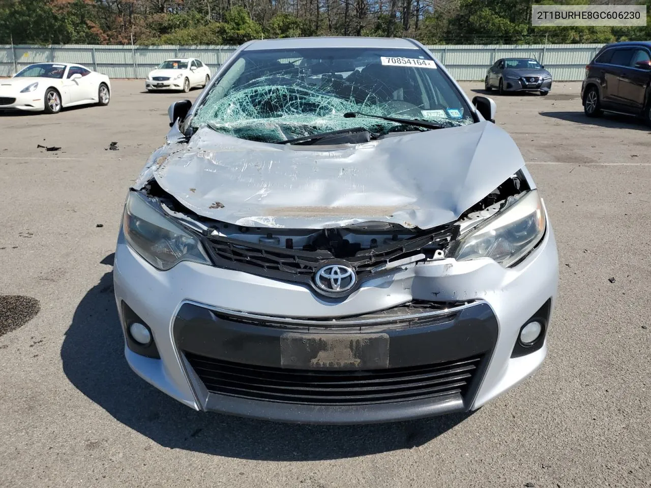 2016 Toyota Corolla L VIN: 2T1BURHE8GC606230 Lot: 70854164