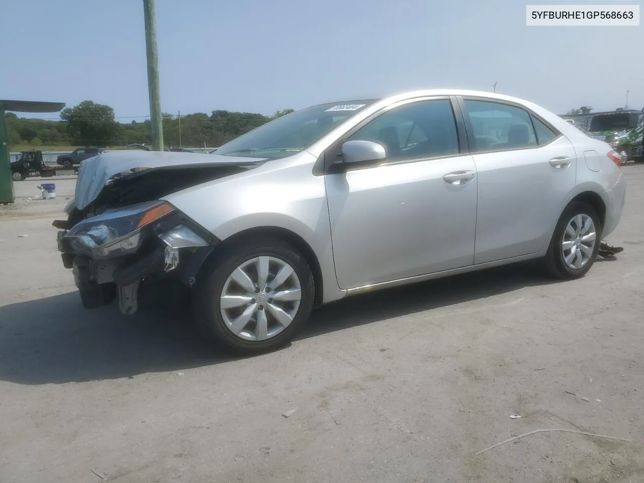 2016 Toyota Corolla L VIN: 5YFBURHE1GP568663 Lot: 70863404