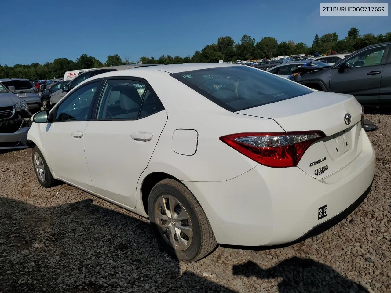 2016 Toyota Corolla L VIN: 2T1BURHE0GC717659 Lot: 70917074