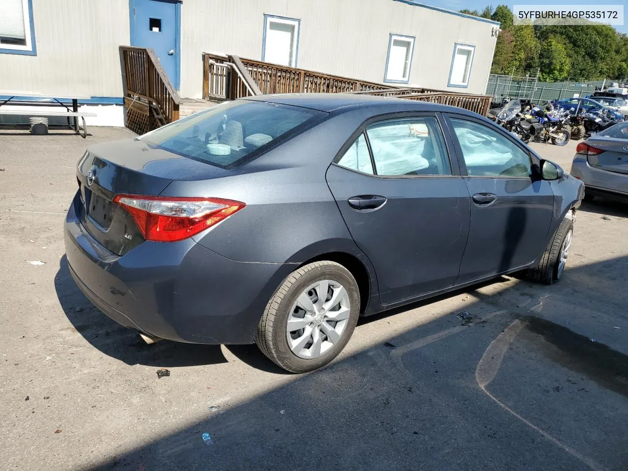 2016 Toyota Corolla L VIN: 5YFBURHE4GP535172 Lot: 70918084