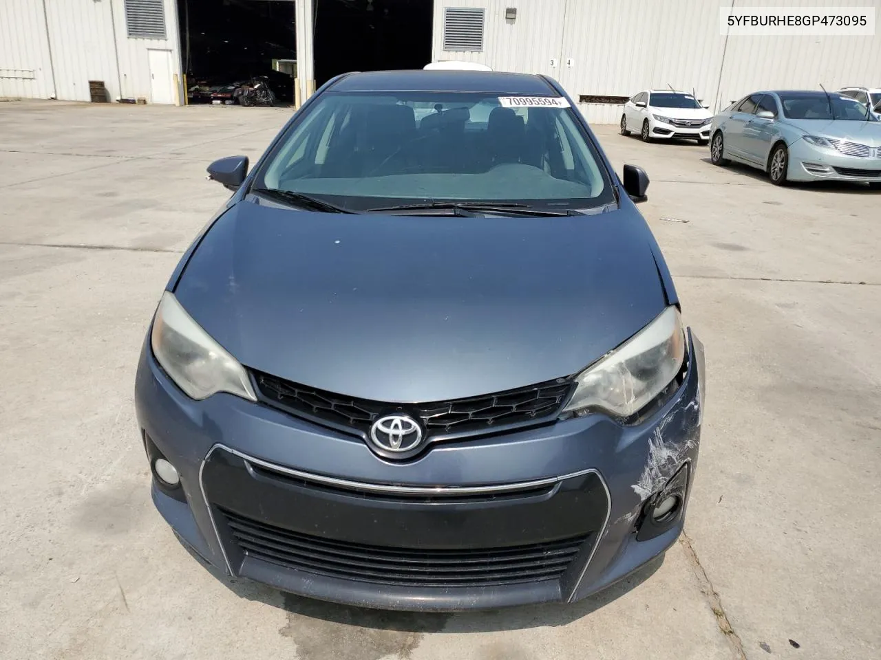 2016 Toyota Corolla L VIN: 5YFBURHE8GP473095 Lot: 70995594