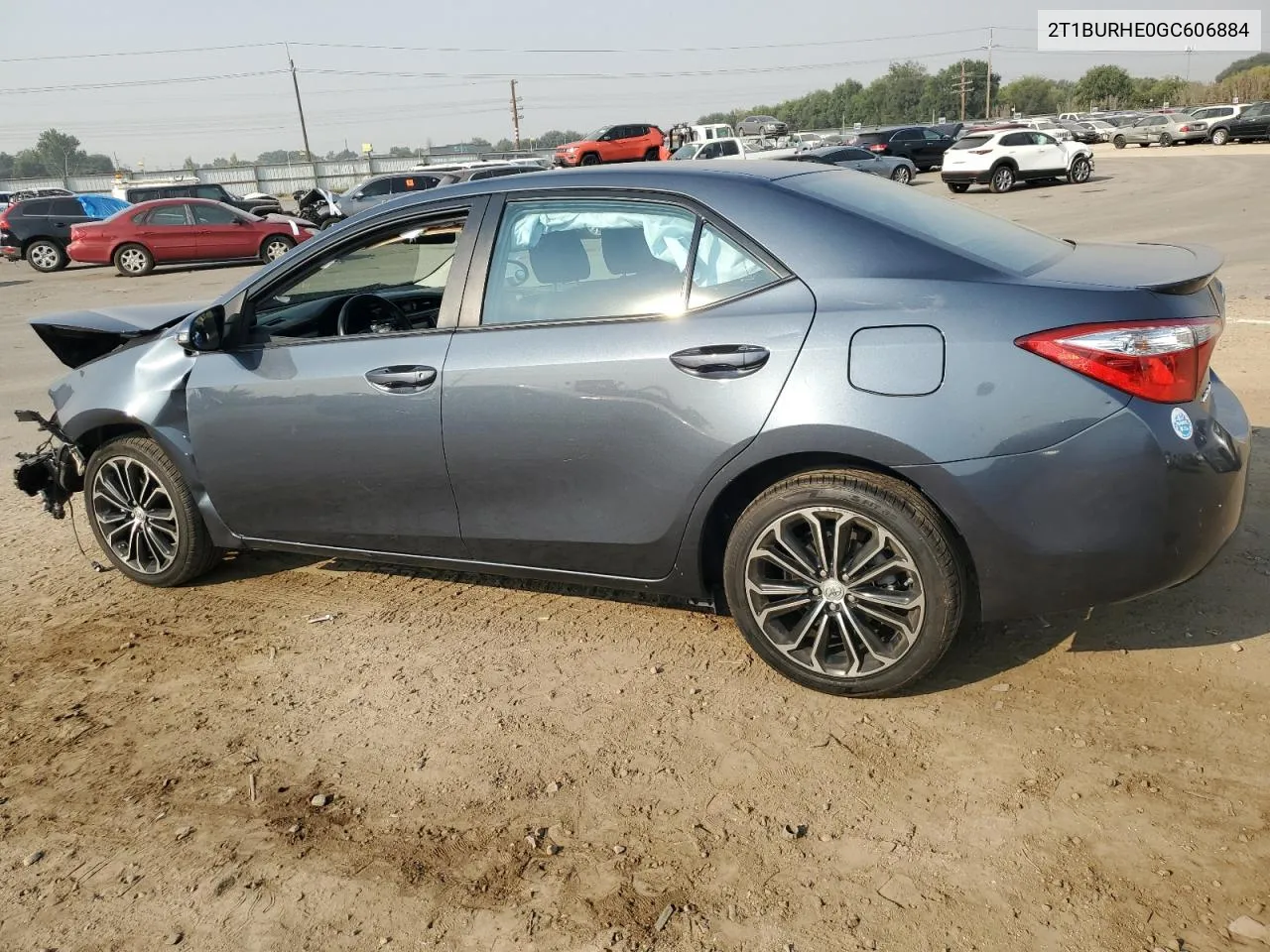 2016 Toyota Corolla L VIN: 2T1BURHE0GC606884 Lot: 70997474