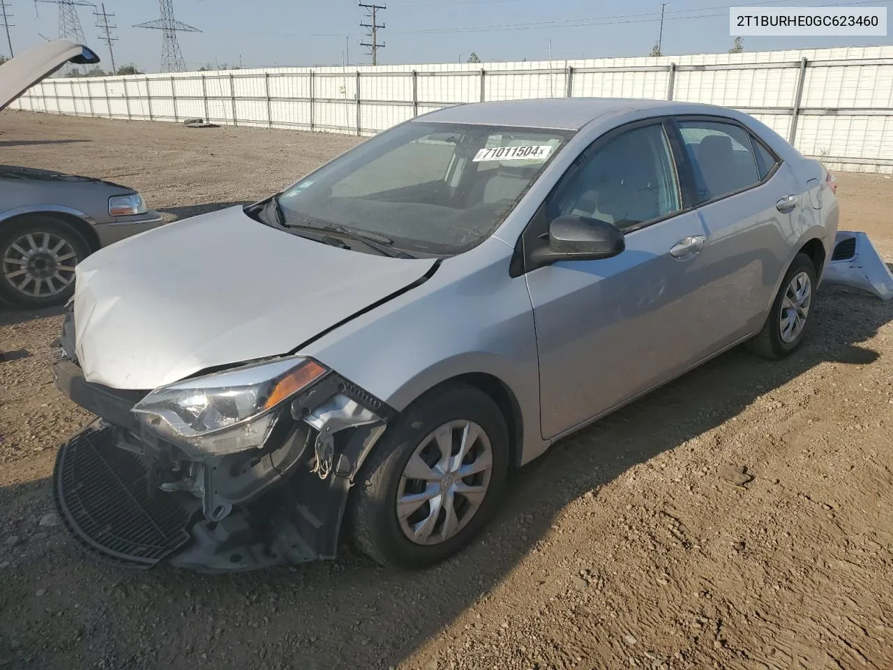 2016 Toyota Corolla L VIN: 2T1BURHE0GC623460 Lot: 71011504