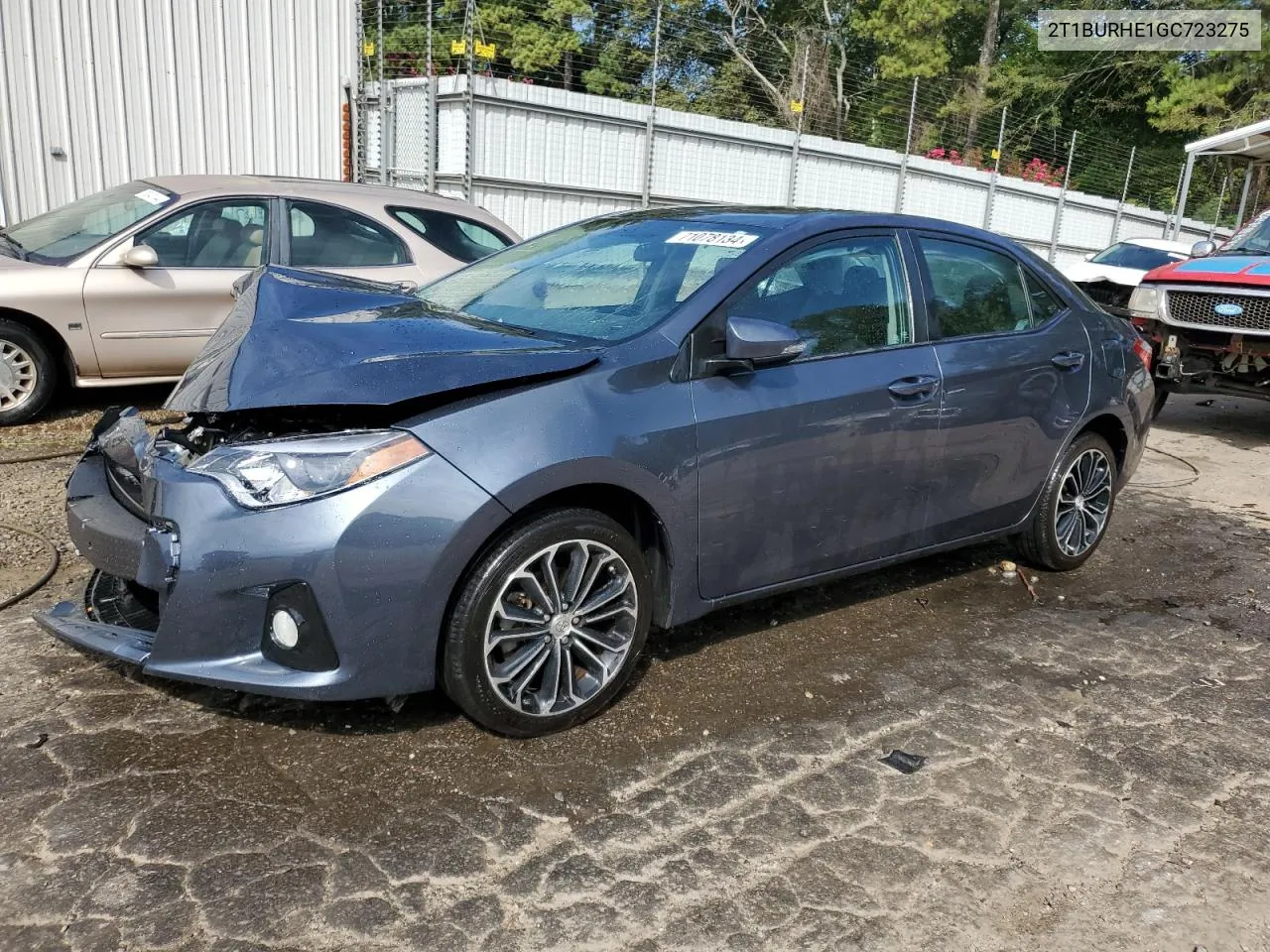 2016 Toyota Corolla L VIN: 2T1BURHE1GC723275 Lot: 71078134