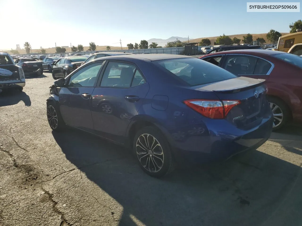 2016 Toyota Corolla L VIN: 5YFBURHE2GP509606 Lot: 71155684