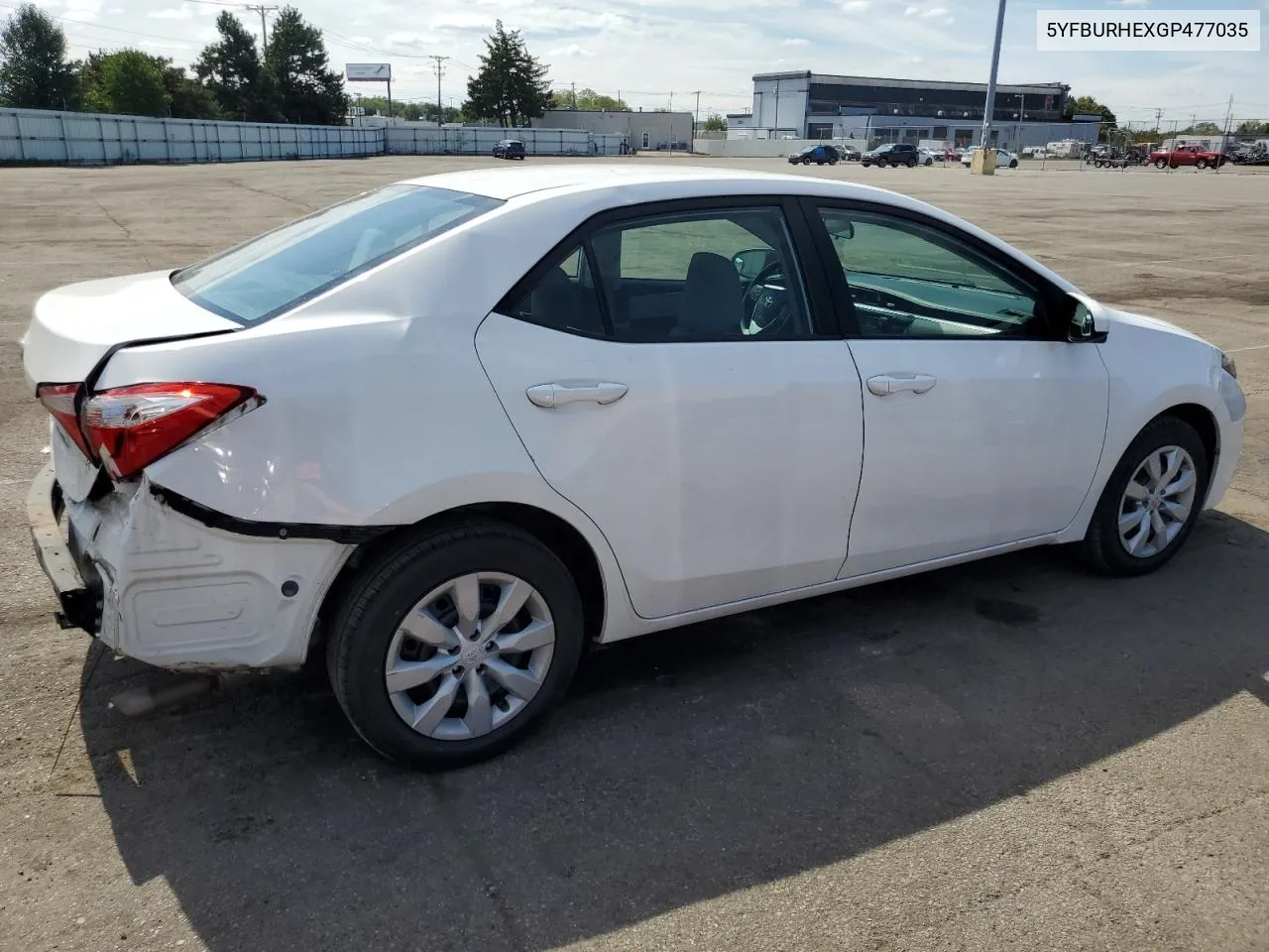 2016 Toyota Corolla L VIN: 5YFBURHEXGP477035 Lot: 71230604