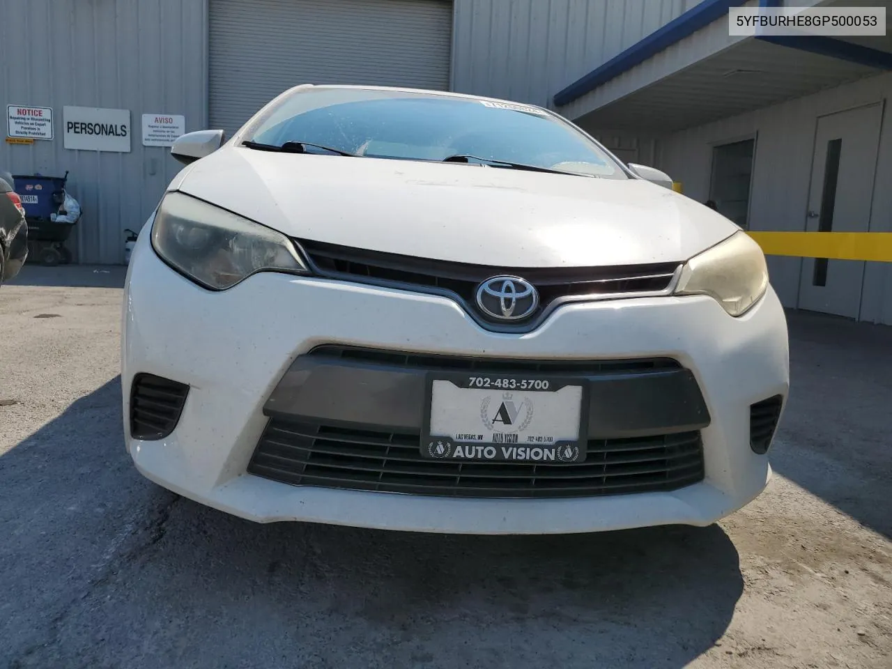 2016 Toyota Corolla L VIN: 5YFBURHE8GP500053 Lot: 71250624