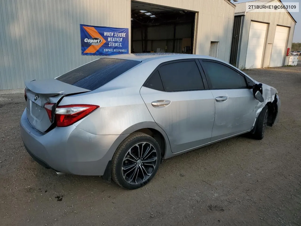 2016 Toyota Corolla L VIN: 2T1BURHE1GC663109 Lot: 71274114