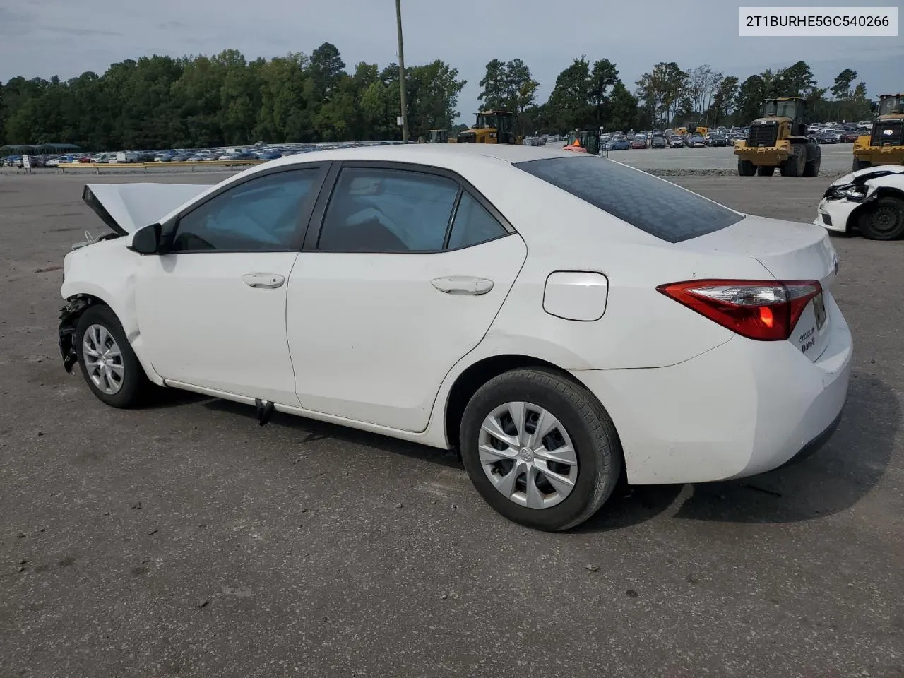 2016 Toyota Corolla L VIN: 2T1BURHE5GC540266 Lot: 71275184