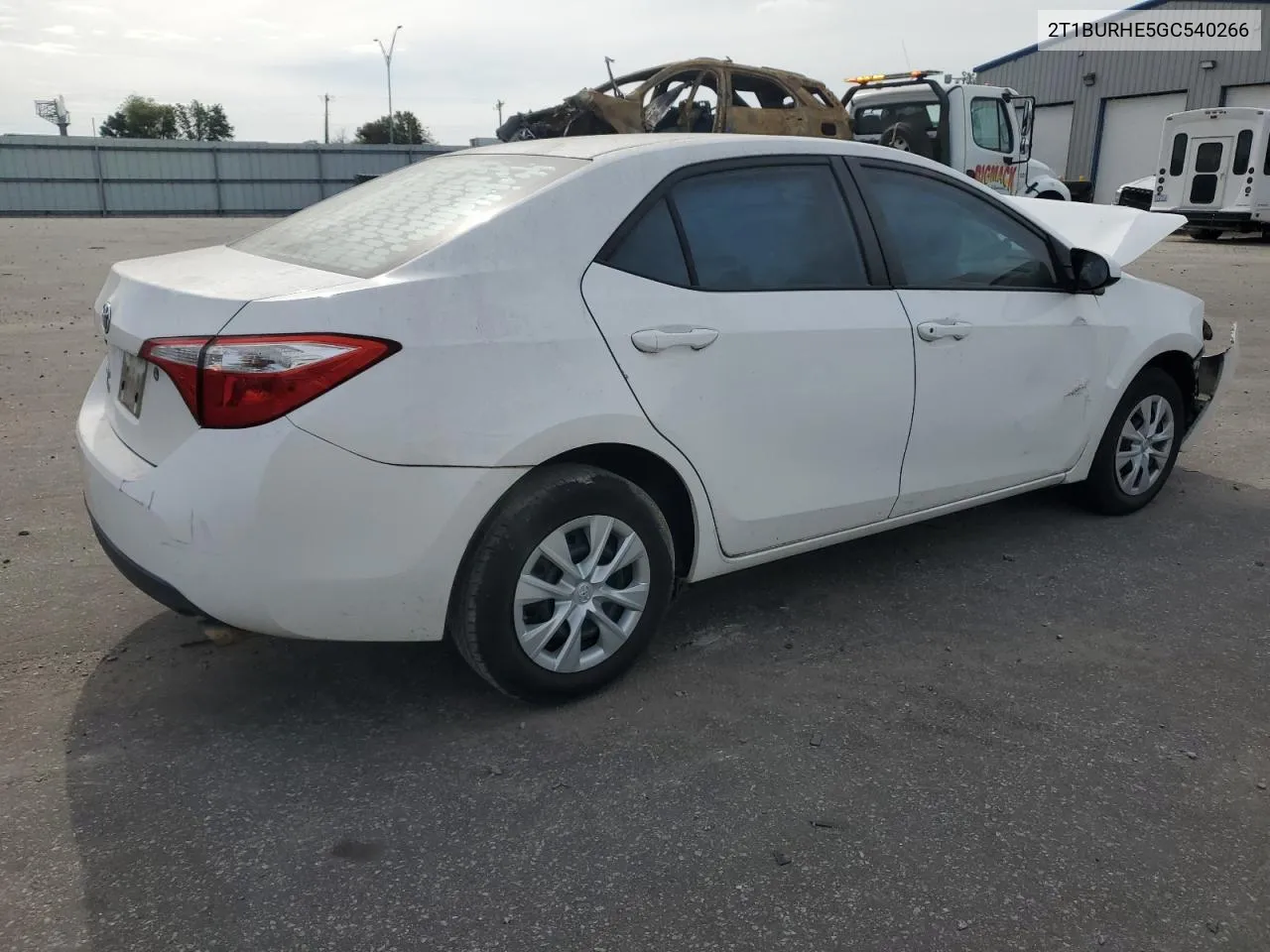 2016 Toyota Corolla L VIN: 2T1BURHE5GC540266 Lot: 71275184