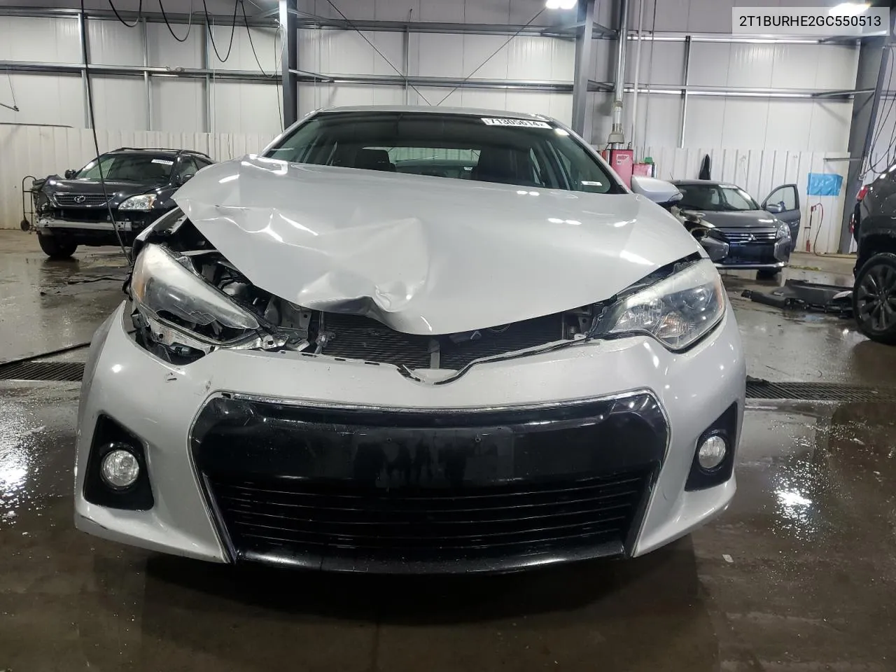 2016 Toyota Corolla L VIN: 2T1BURHE2GC550513 Lot: 71305614