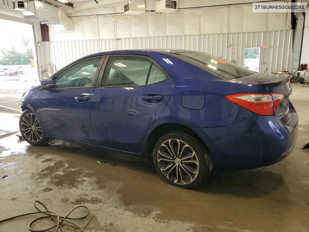 2016 Toyota Corolla L VIN: 2T1BURHE5GC682293 Lot: 71405994