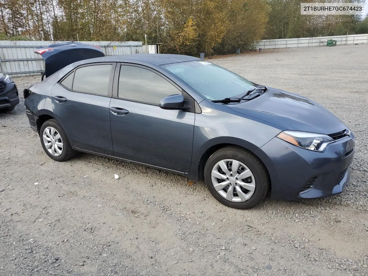 2016 Toyota Corolla L VIN: 2T1BURHE7GC674423 Lot: 71408964