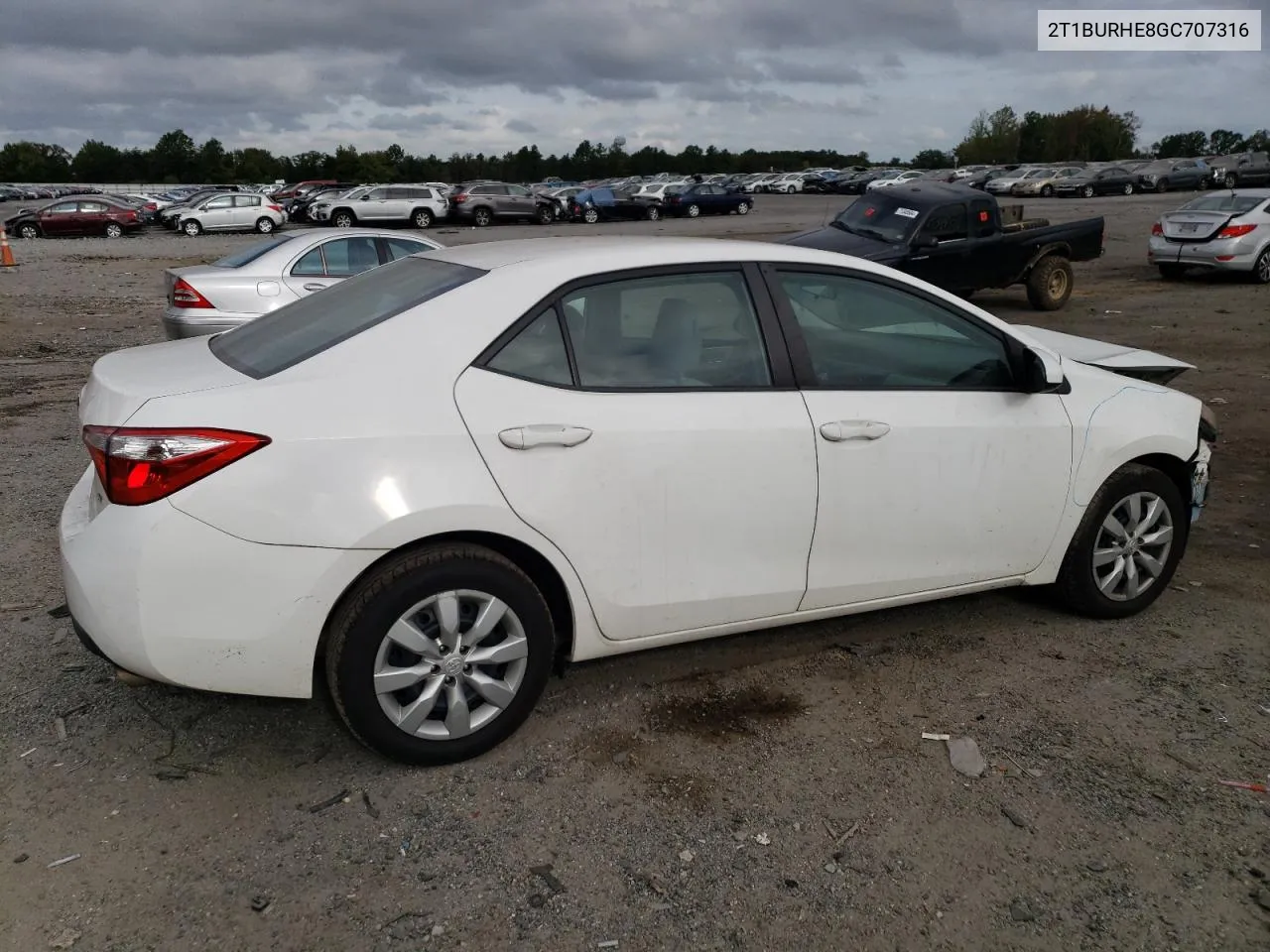 2016 Toyota Corolla L VIN: 2T1BURHE8GC707316 Lot: 71447394