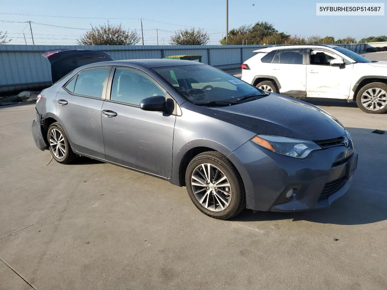 2016 Toyota Corolla L VIN: 5YFBURHE5GP514587 Lot: 71450114