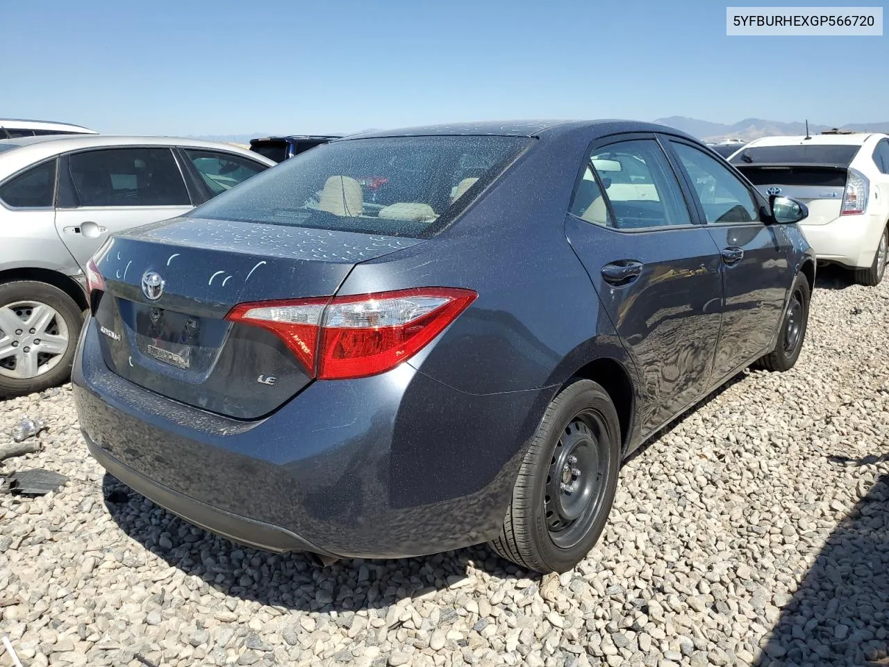 2016 Toyota Corolla L VIN: 5YFBURHEXGP566720 Lot: 71454844