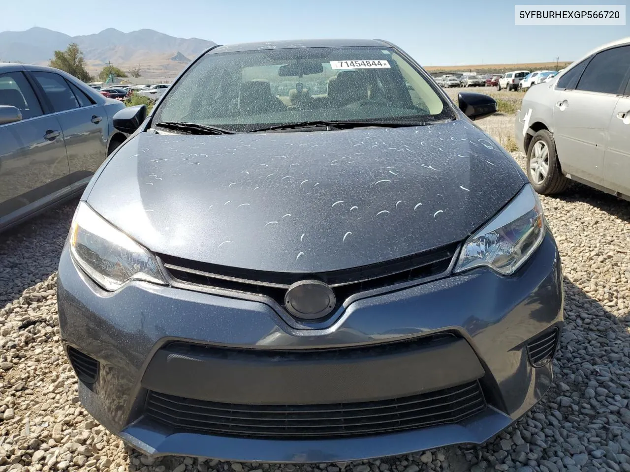 2016 Toyota Corolla L VIN: 5YFBURHEXGP566720 Lot: 71454844