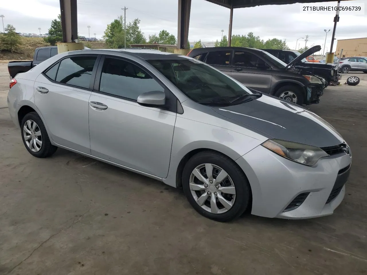 2016 Toyota Corolla L VIN: 2T1BURHE1GC696739 Lot: 71466734