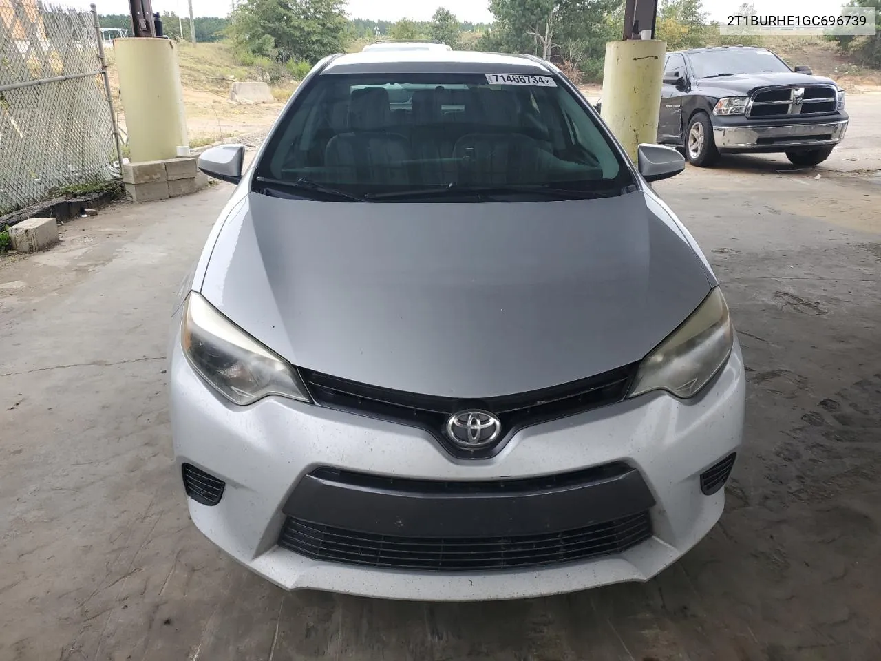 2016 Toyota Corolla L VIN: 2T1BURHE1GC696739 Lot: 71466734