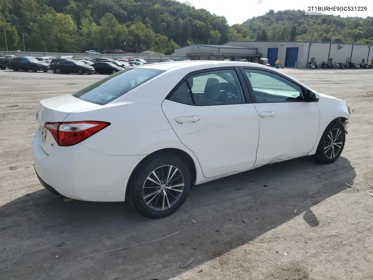 2016 Toyota Corolla L VIN: 2T1BURHE9GC531229 Lot: 71504484