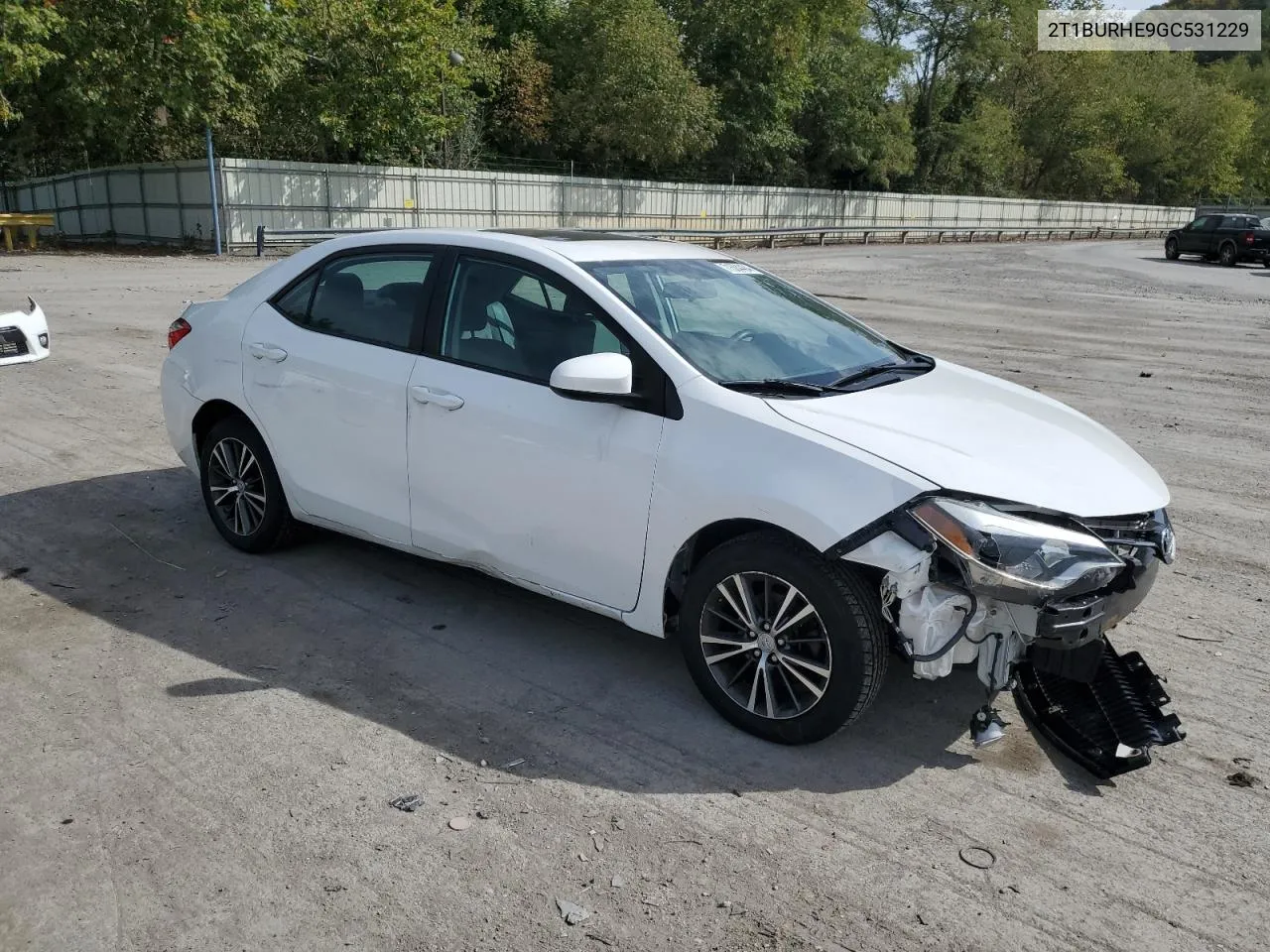 2016 Toyota Corolla L VIN: 2T1BURHE9GC531229 Lot: 71504484