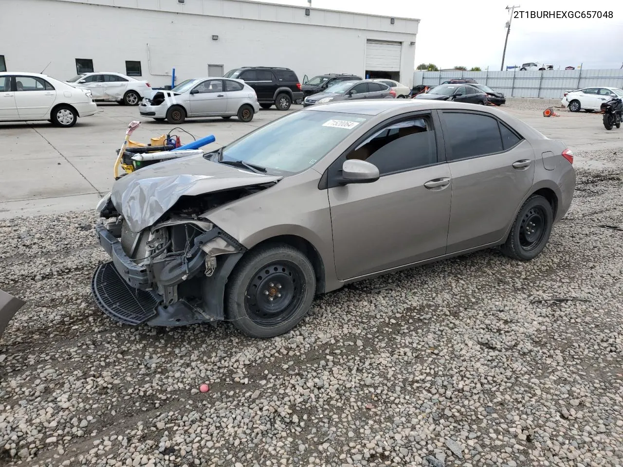 2016 Toyota Corolla L VIN: 2T1BURHEXGC657048 Lot: 71520064