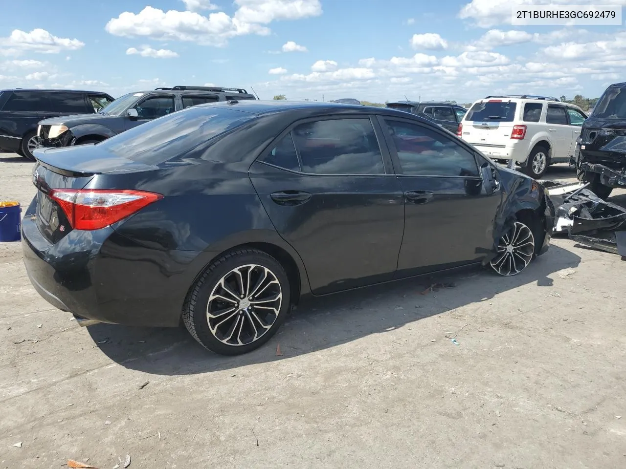 2016 Toyota Corolla L VIN: 2T1BURHE3GC692479 Lot: 71537754