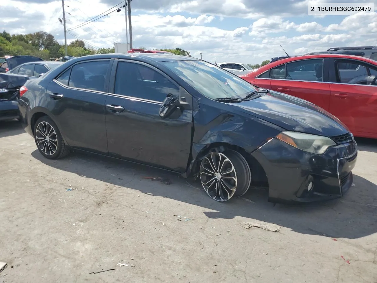 2016 Toyota Corolla L VIN: 2T1BURHE3GC692479 Lot: 71537754