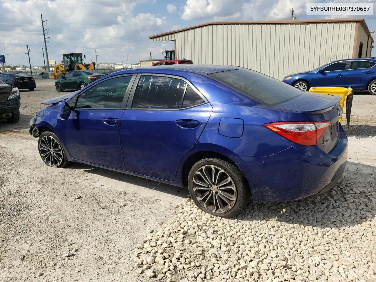 2016 Toyota Corolla L VIN: 5YFBURHE0GP370687 Lot: 71537814