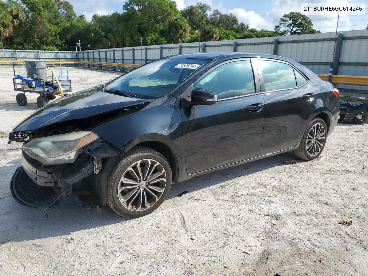 2016 Toyota Corolla L VIN: 2T1BURHE6GC614245 Lot: 71545784