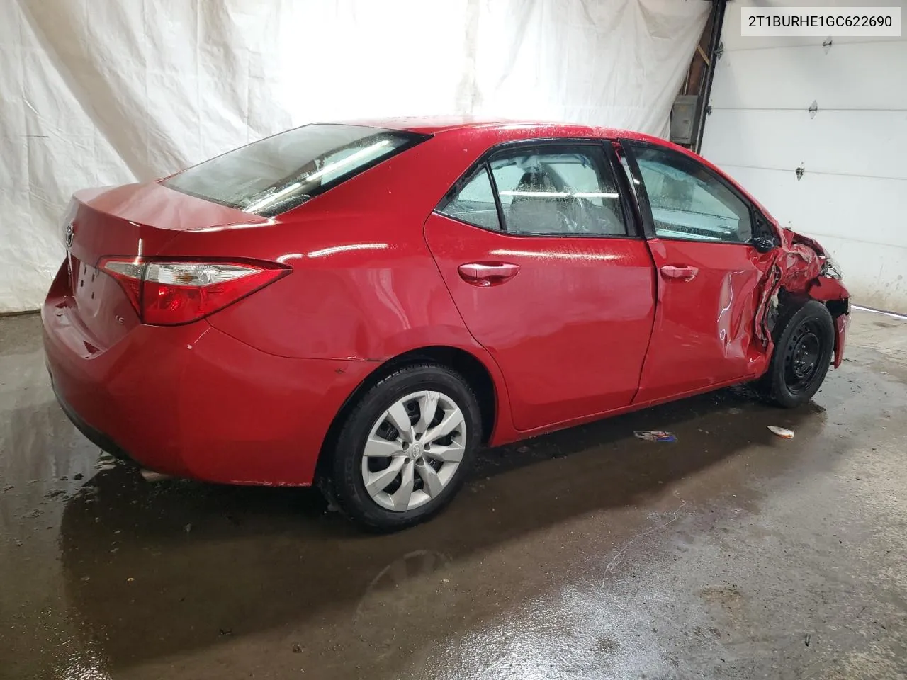 2016 Toyota Corolla L VIN: 2T1BURHE1GC622690 Lot: 71590144