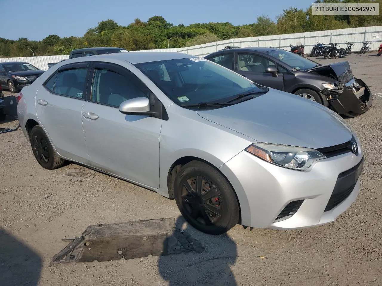 2016 Toyota Corolla L VIN: 2T1BURHE3GC542971 Lot: 71610214