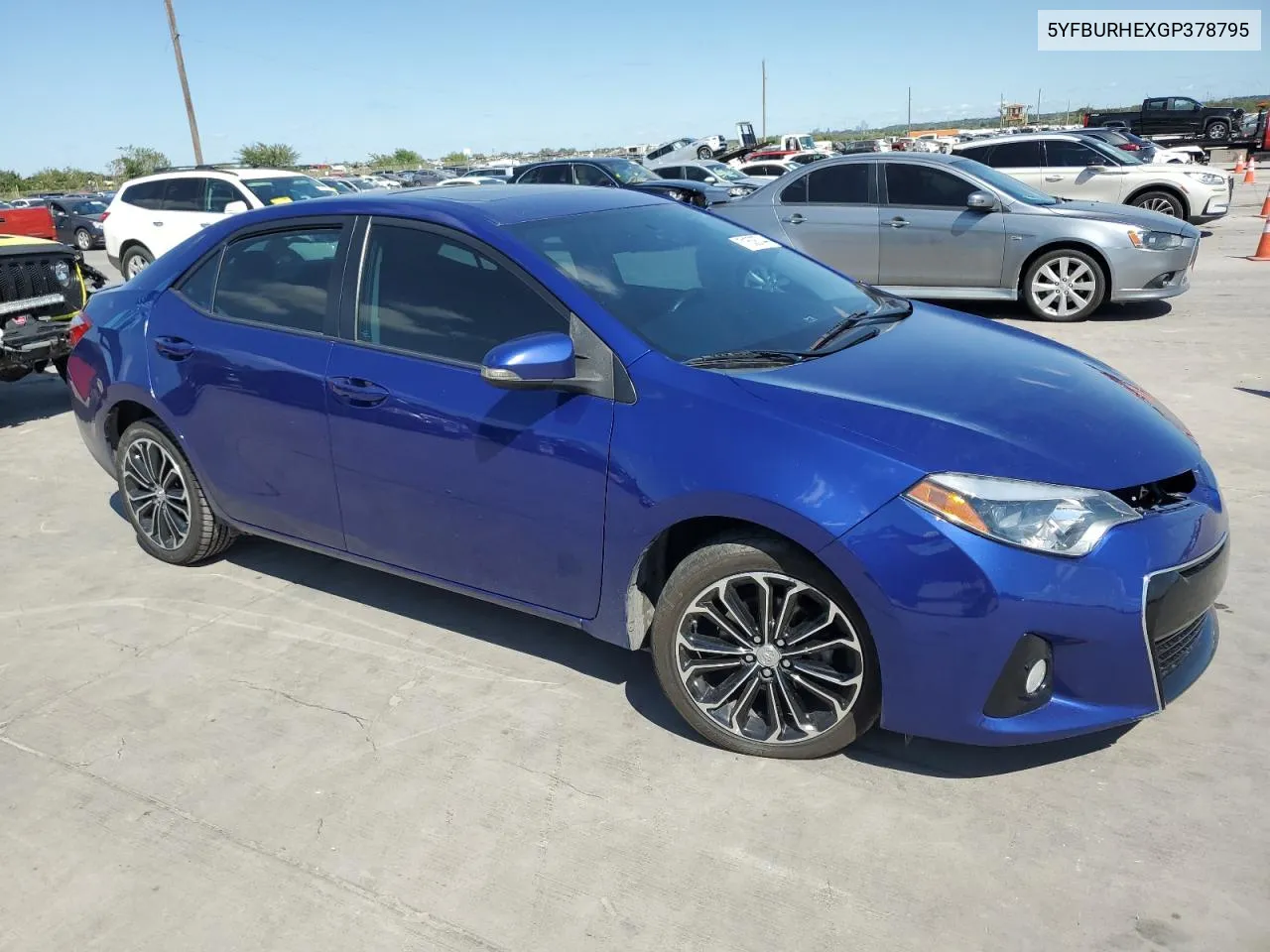 5YFBURHEXGP378795 2016 Toyota Corolla L