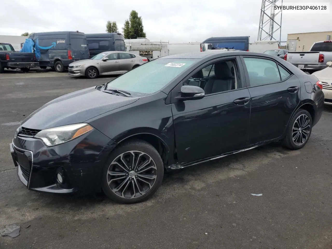 2016 Toyota Corolla L VIN: 5YFBURHE3GP406128 Lot: 71652314