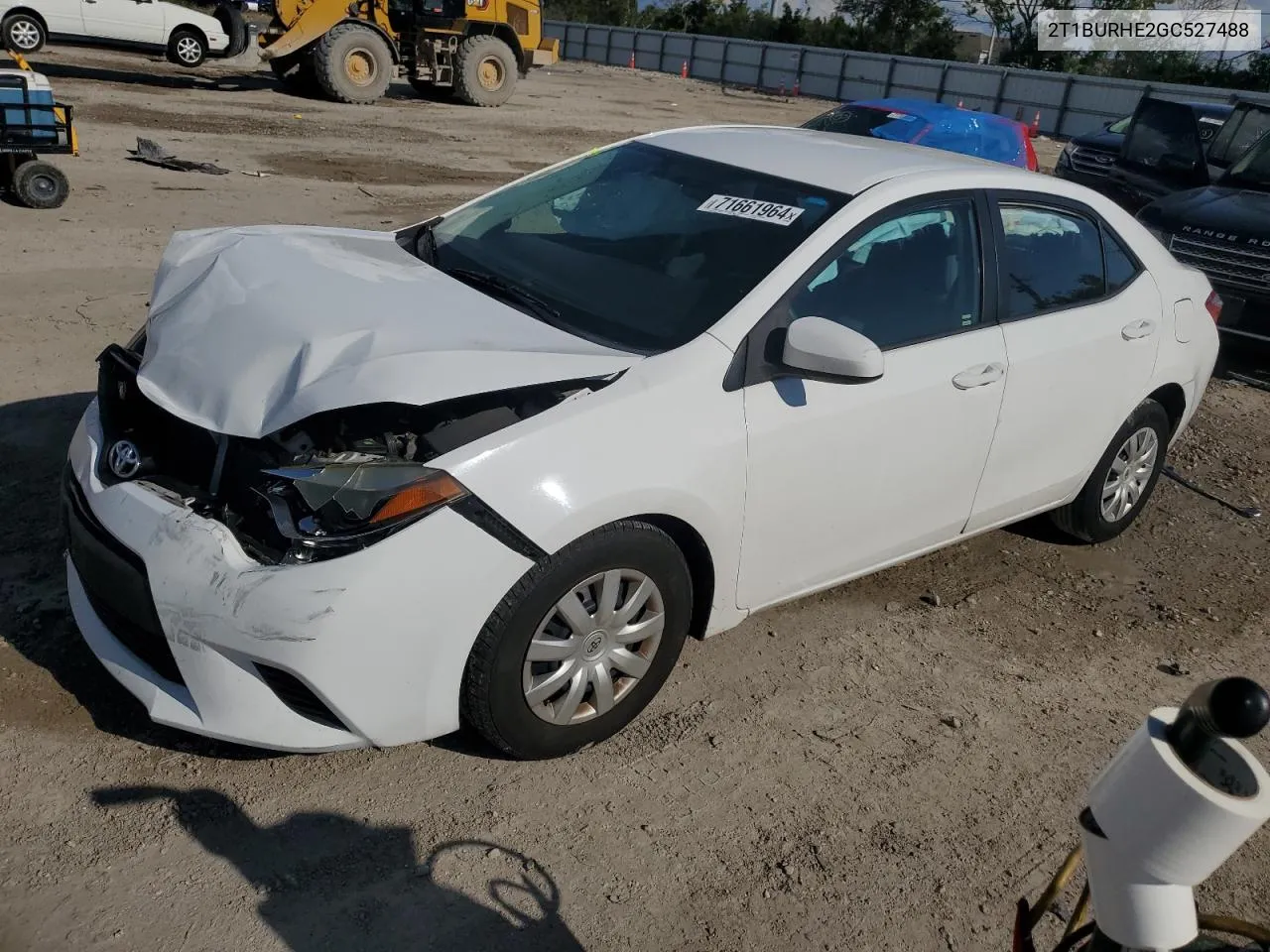 2016 Toyota Corolla L VIN: 2T1BURHE2GC527488 Lot: 71661964