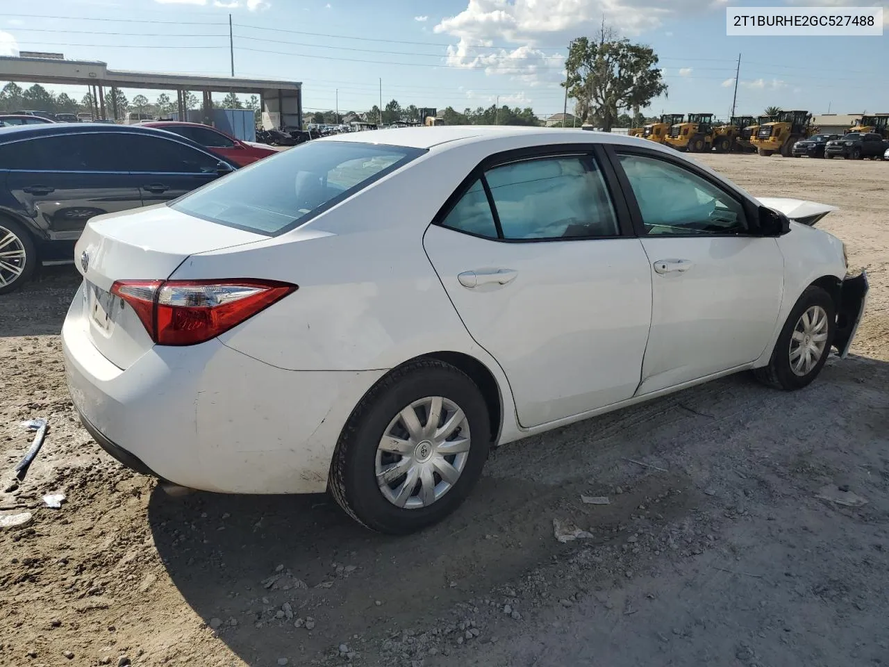 2016 Toyota Corolla L VIN: 2T1BURHE2GC527488 Lot: 71661964