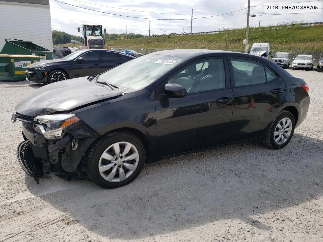 2016 Toyota Corolla L VIN: 2T1BURHE7GC488705 Lot: 71807854