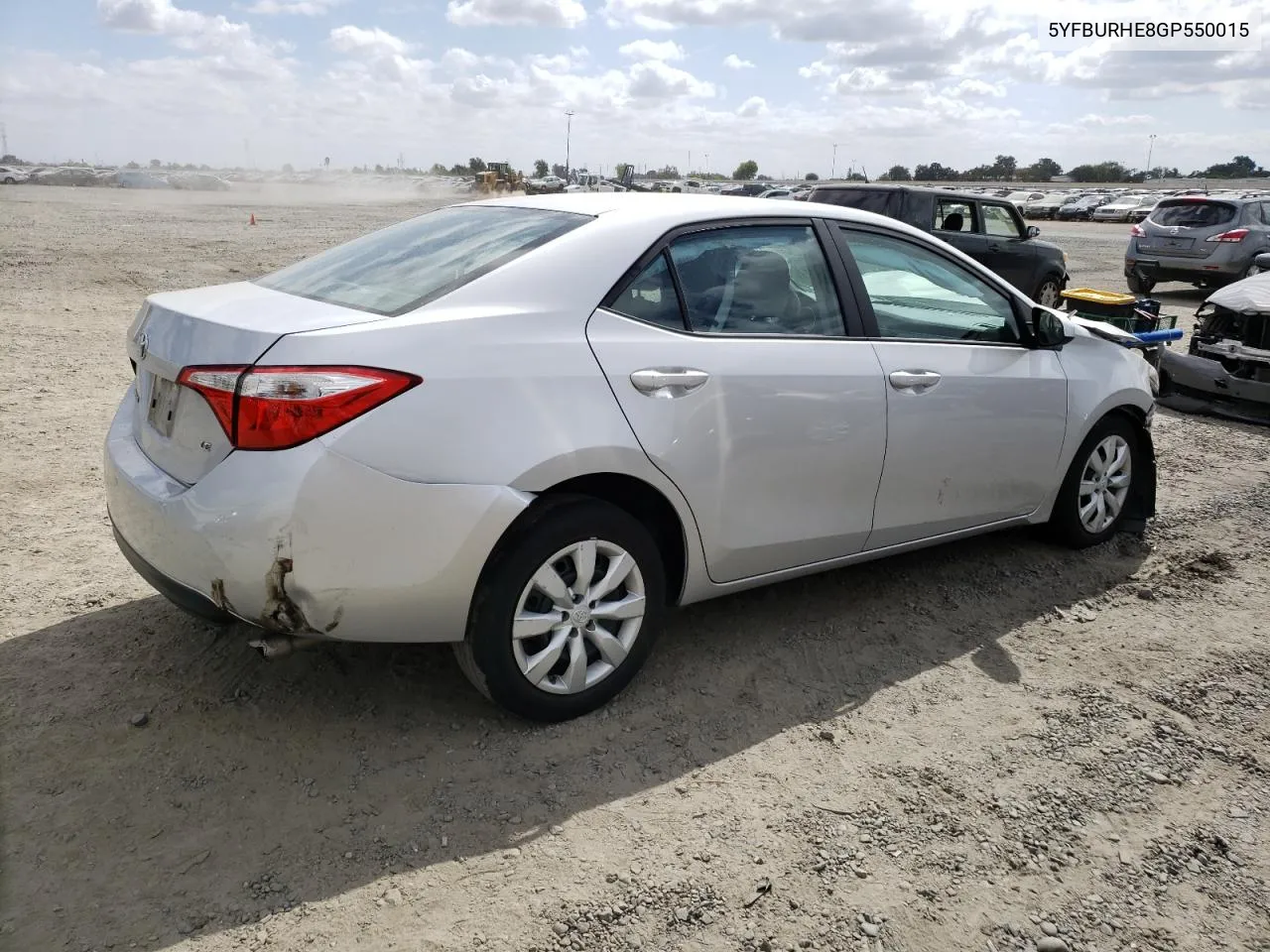 2016 Toyota Corolla L VIN: 5YFBURHE8GP550015 Lot: 71849024