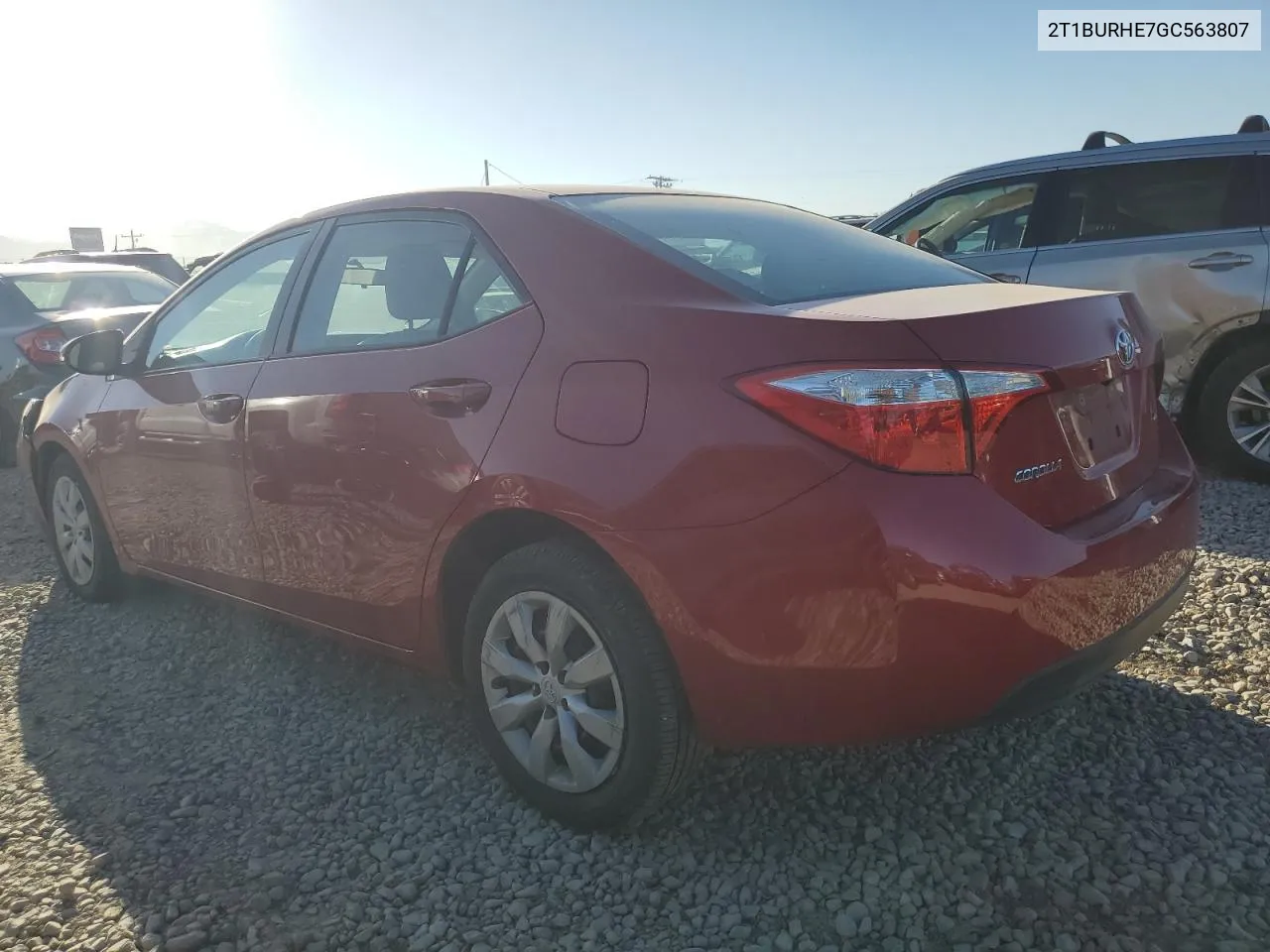 2016 Toyota Corolla L VIN: 2T1BURHE7GC563807 Lot: 71854754