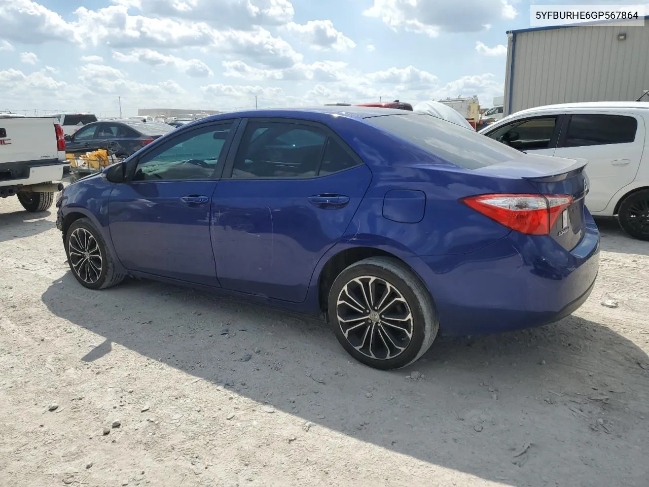 2016 Toyota Corolla L VIN: 5YFBURHE6GP567864 Lot: 71972604