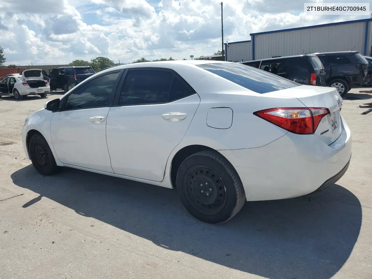 2016 Toyota Corolla L VIN: 2T1BURHE4GC700945 Lot: 72035654