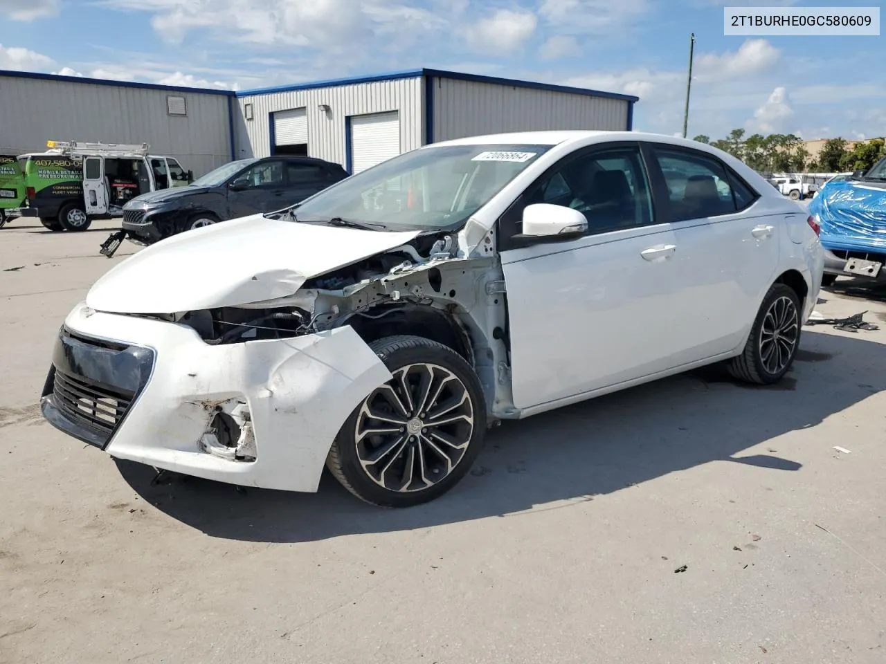 2T1BURHE0GC580609 2016 Toyota Corolla L