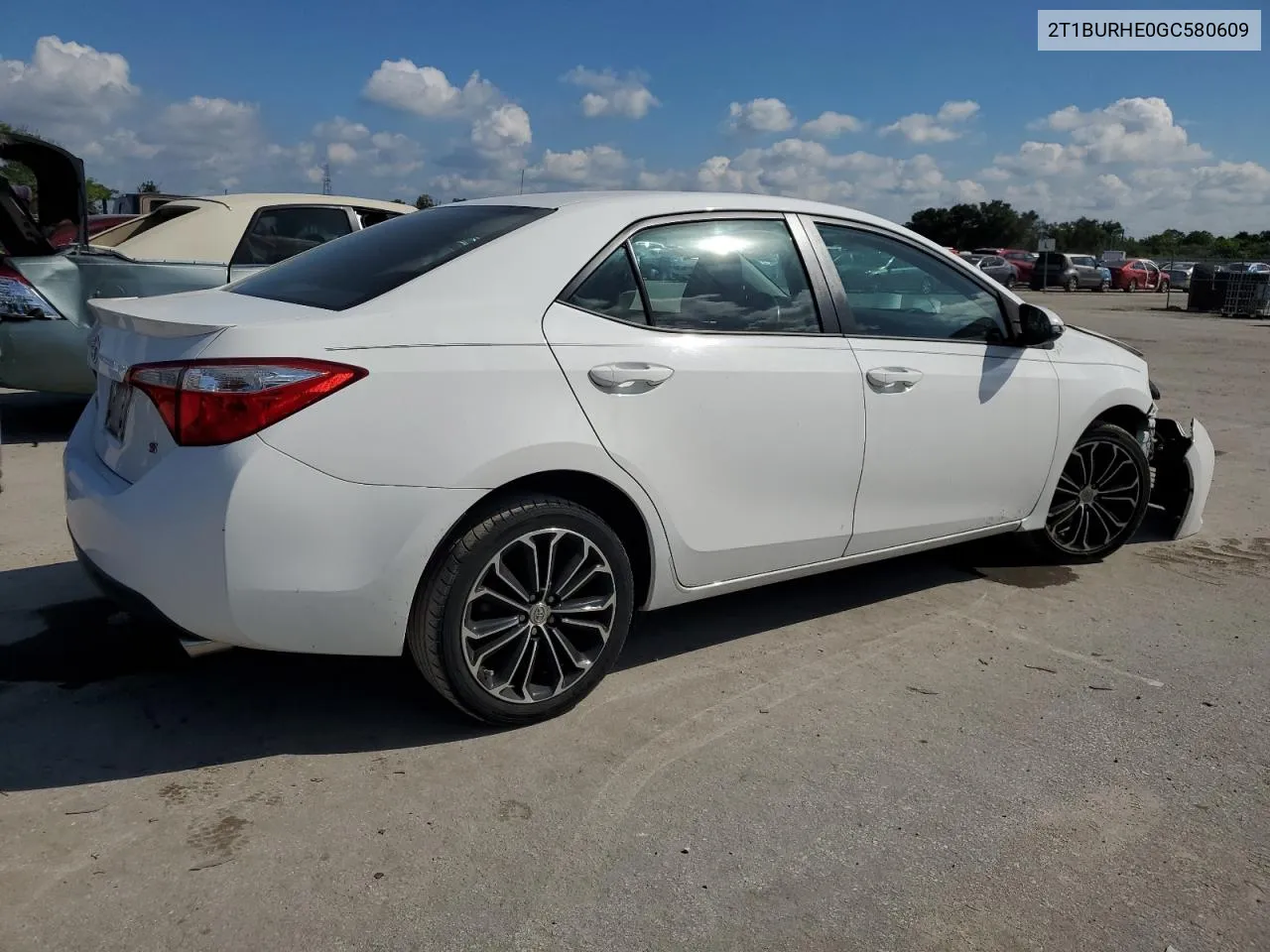 2T1BURHE0GC580609 2016 Toyota Corolla L