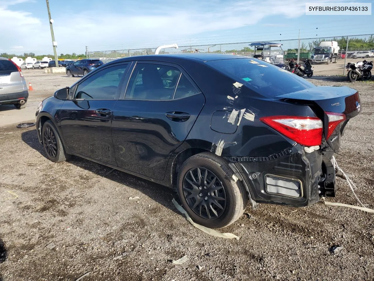 2016 Toyota Corolla L VIN: 5YFBURHE3GP436133 Lot: 72118814