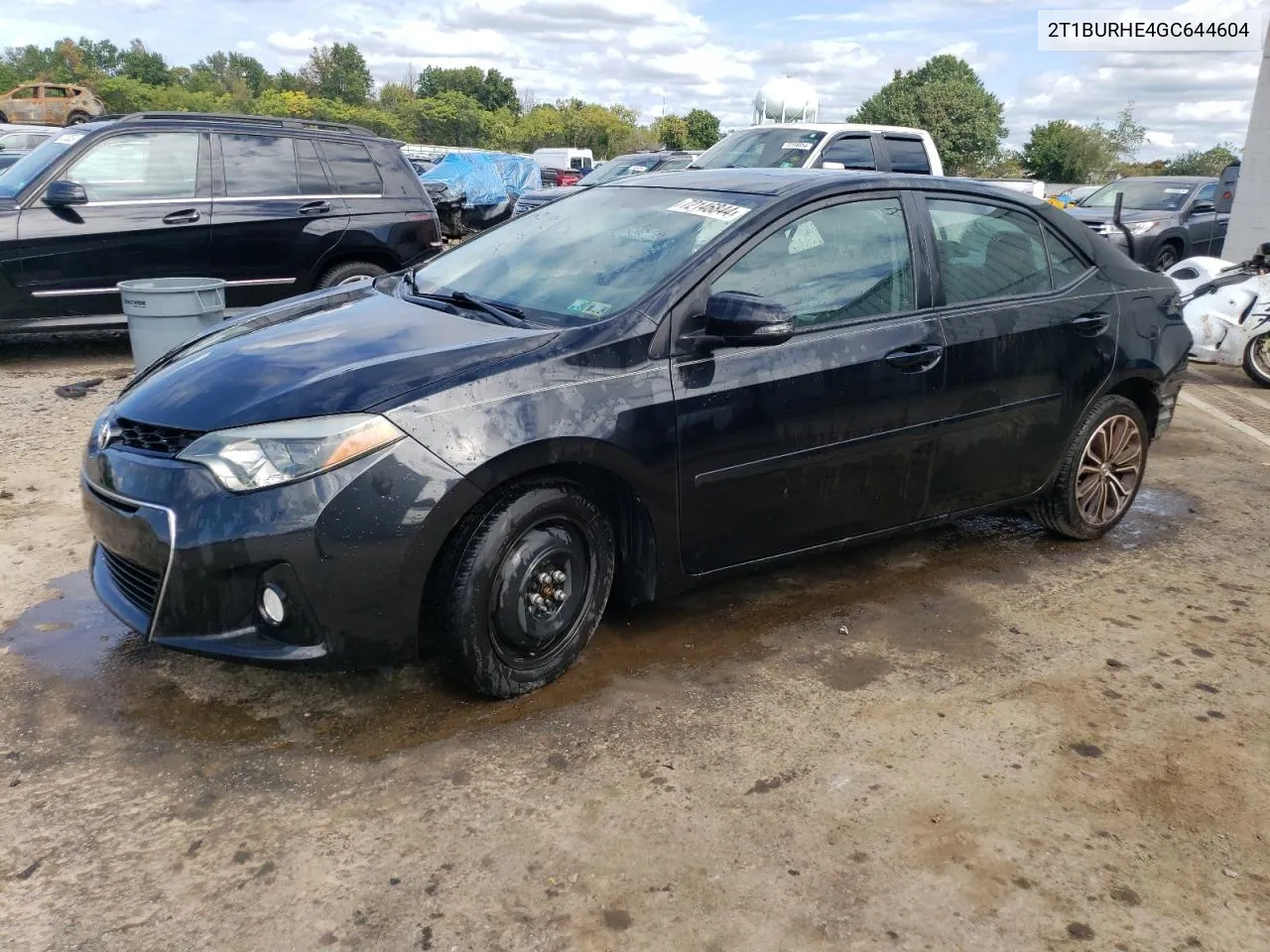 2016 Toyota Corolla L VIN: 2T1BURHE4GC644604 Lot: 72146844